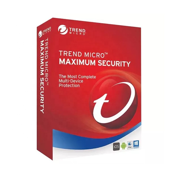 Trend Micro Maximum Security 1 Device 3 Years Global Key Universal License Antivirus Internet Security Software in Stock