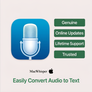 MacWhisper Mac Lifetime 1PC